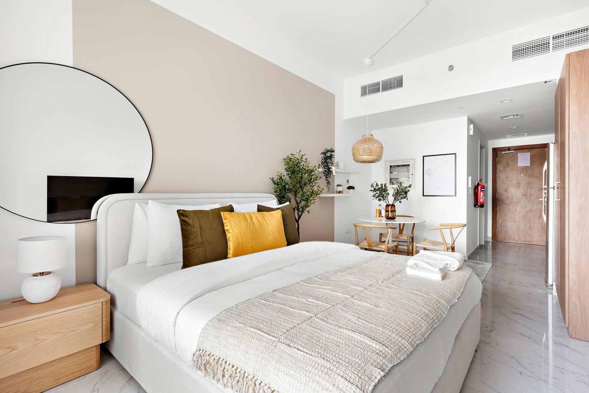 Silkhaus Chic Studio Near Masdar City Park Abou Dabi Extérieur photo