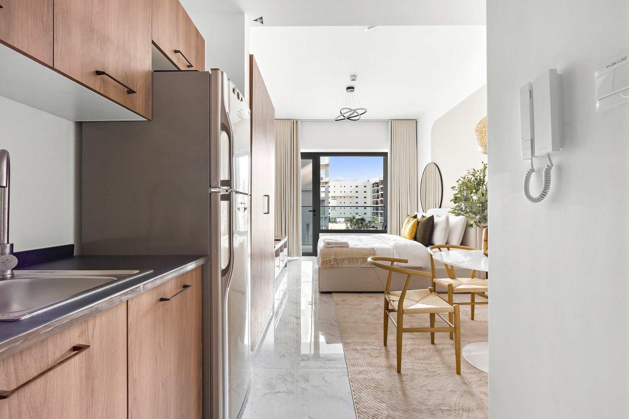 Silkhaus Chic Studio Near Masdar City Park Abou Dabi Extérieur photo