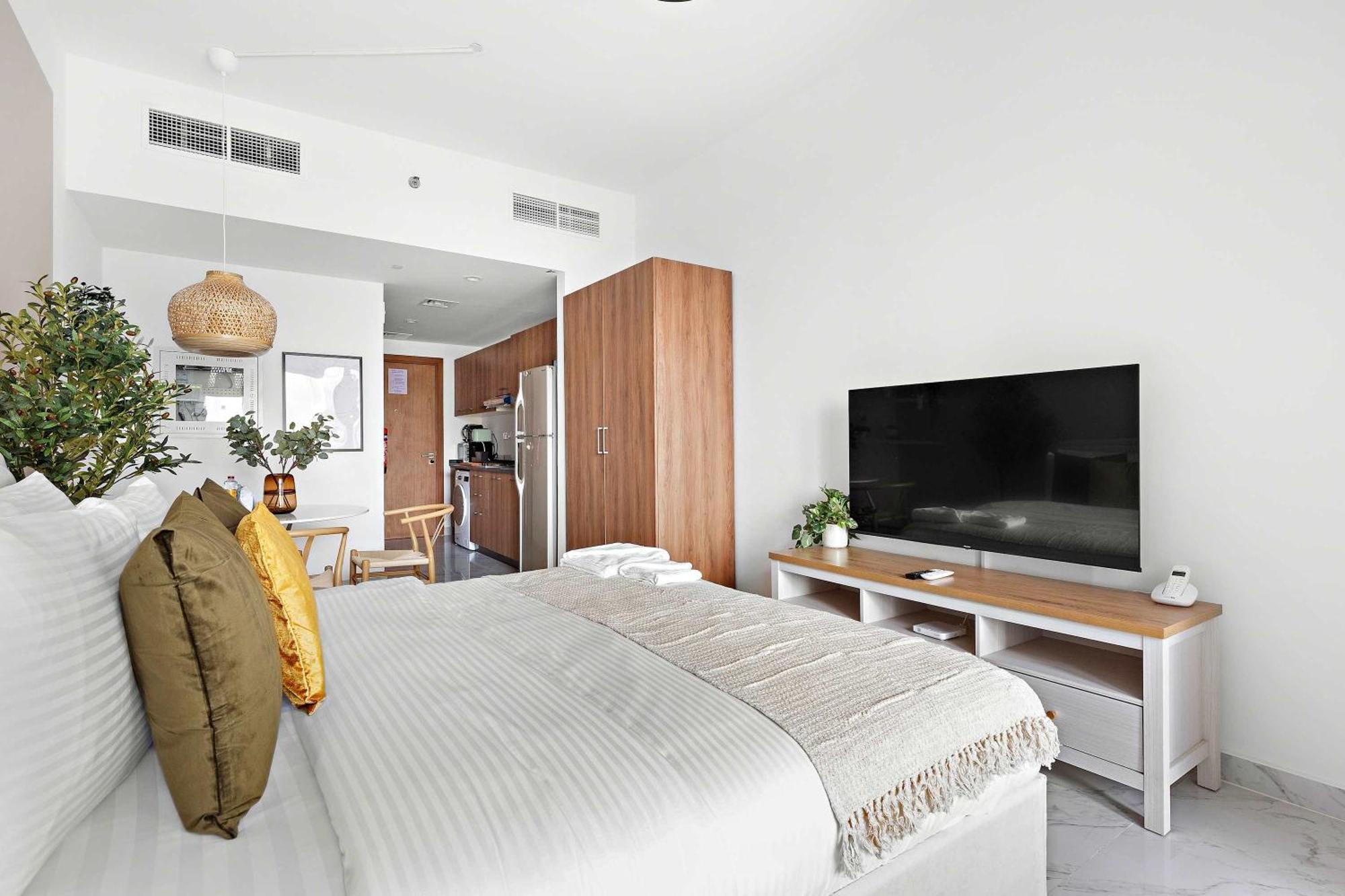 Silkhaus Chic Studio Near Masdar City Park Abou Dabi Extérieur photo